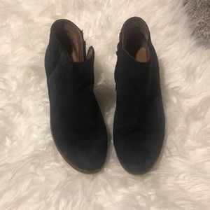 Women’s Sam Edelman Black Suede ‘Petty’ Bootie